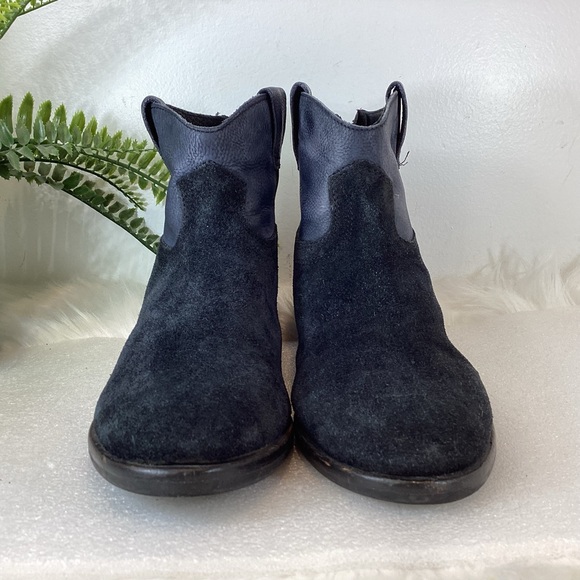 STEVE MADDEN MIDNITE TWO TONE WESTERN ANKLE BOOTS SZ 7.5 - Picture 5 of 13